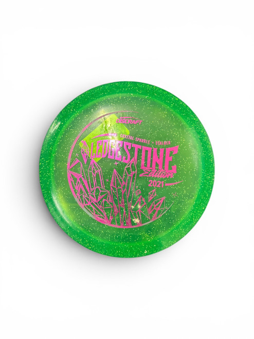 Vist Large View of Product Image Which is Used Discraft STALKER CRYZTAL SPARKLE LEDGESTONE 2021 Disc Golf Driver Green