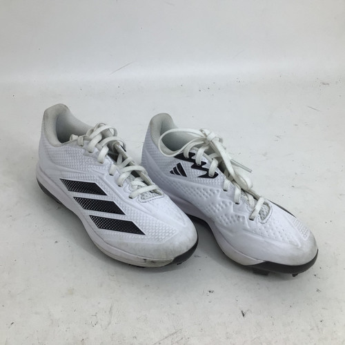 Vist Large View of Product Image Which is Used Adidas ADIZERO AFTERBURNER JR 3 BB CLEATS BB/SB Cleats White Junior 03