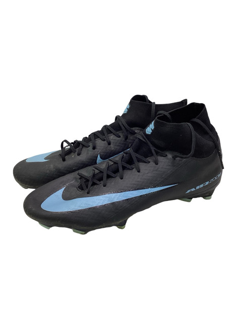 Vist Large View of Product Image Which is Used Nike Soccer Cleats Black And Carolina Blue Senior 12