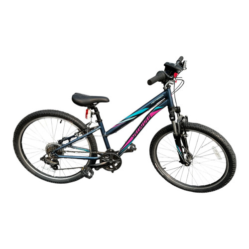 Vist Large View of Product Image Which is Used Specialized HOT ROCK Mountain Bike Girls Navy Blue 24"