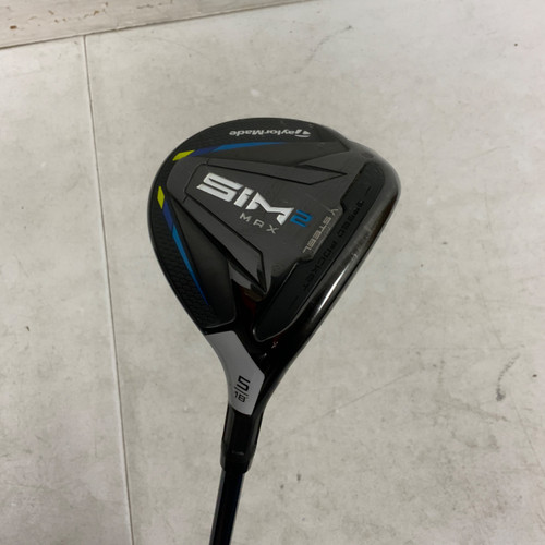 Vist Large View of Product Image Which is Used Taylormade SIM 2 MAX Mens Fairway Wood RH 5 Wood