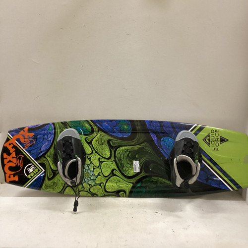 Vist Large View of Product Image Which is Used Liquid Force TRIP 134 Wakeboard Green And Royal Blue 134 cm