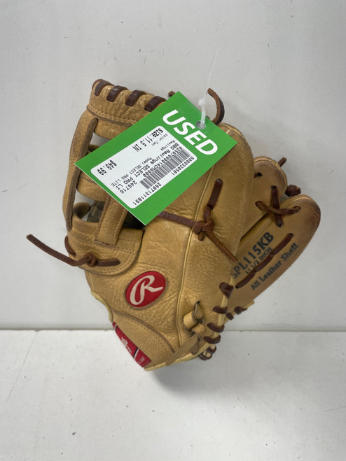 Vist Large View of Product Image Which is Used Rawlings SELECT PRO LITE BB/SB Glove RH Throw Tan 11 1/2"