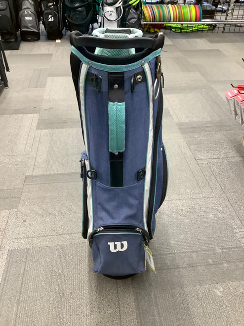Vist Large View of Product Image Which is Used Wilson MAGNOLIA Mens Stand Bag Royal Blue