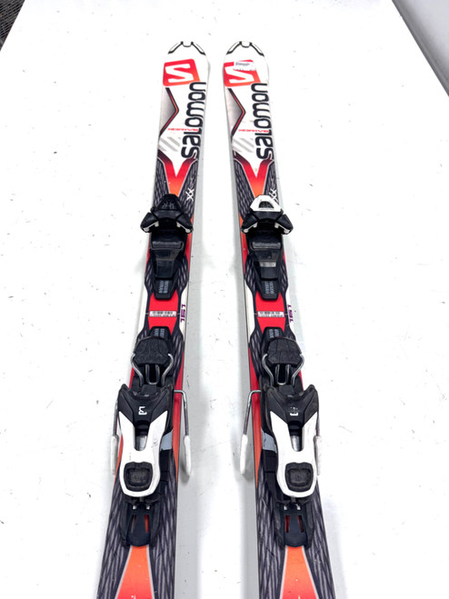 Vist Large View of Product Image Which is Used Salomon X DRIVE 7.5 Mens DH Ski/Binding Orange 161 cm