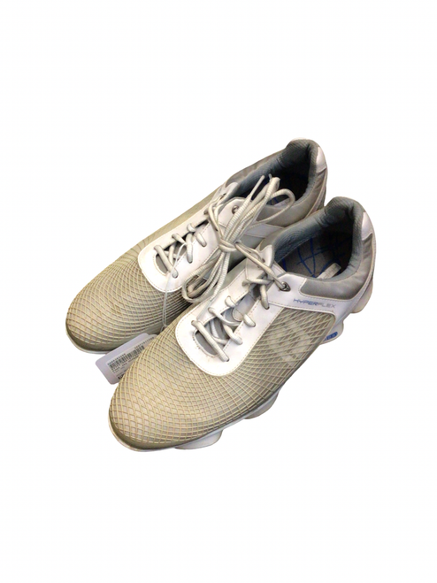 Vist Large View of Product Image Which is Used Foot Joy HYPERFLEX Mens Golf Shoes White Senior 11.5