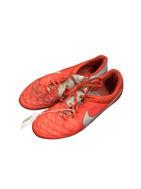 Vist Large View of Product Image Which is Used Nike Soccer Cleats Orange Senior 13