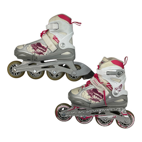 Vist Large View of Product Image Which is Used Bladerunner PHOENIX G ADJ 1-4 Junior Rec Fitness Skates White Adjustable