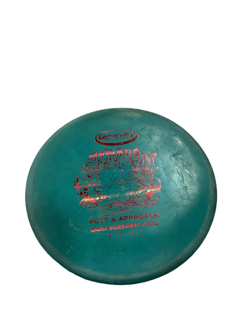 Vist Large View of Product Image Which is Used Gateway SUREGRIP CHIEF Disc Golf Putter Green