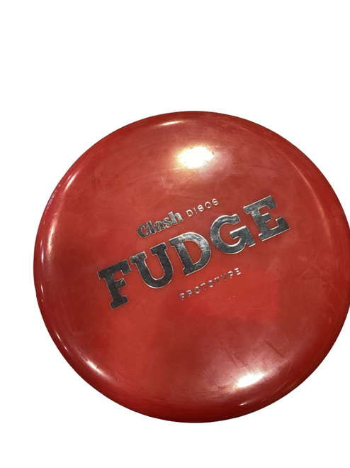 Vist Large View of Product Image Which is Used Clash Discs PROTOTYPE FUDGE Disc Golf Putter Red