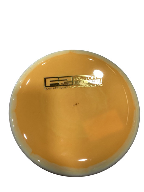 Vist Large View of Product Image Which is Used Innova F2 HALO STAR AVIAR Disc Golf Putter Gold