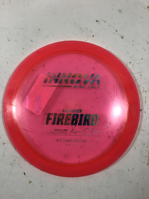 Vist Large View of Product Image Which is Used Innova INNOVA CHAMPION FIREBIRD Disc Golf Driver Pink