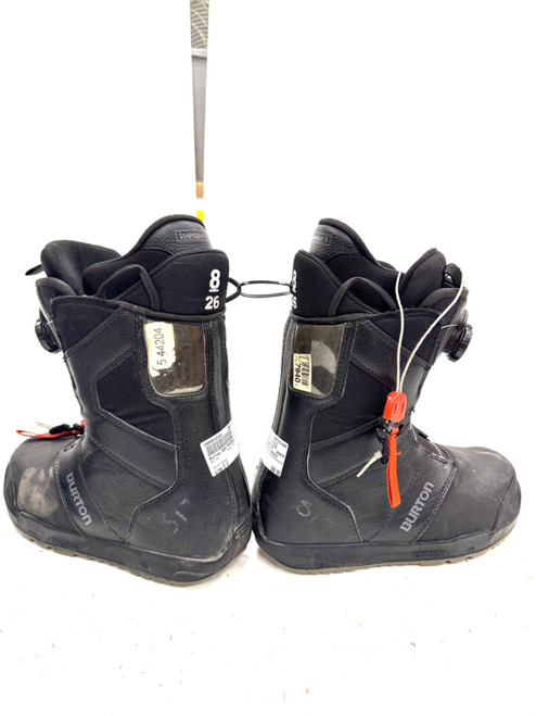 Vist Large View of Product Image Which is Used Burton BOA PROGRESSION Mens Snowboard Boots Black Senior 8
