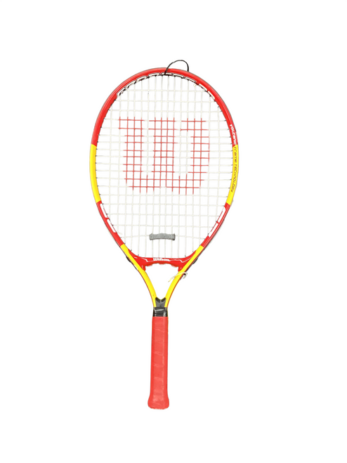 Vist Large View of Product Image Which is Used Wilson FEDERER 23 Junior Tennis Racquet Red 23"