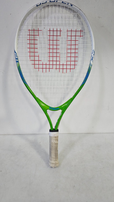 Vist Large View of Product Image Which is Used Wilson 21 Junior Tennis Racquet White 21"
