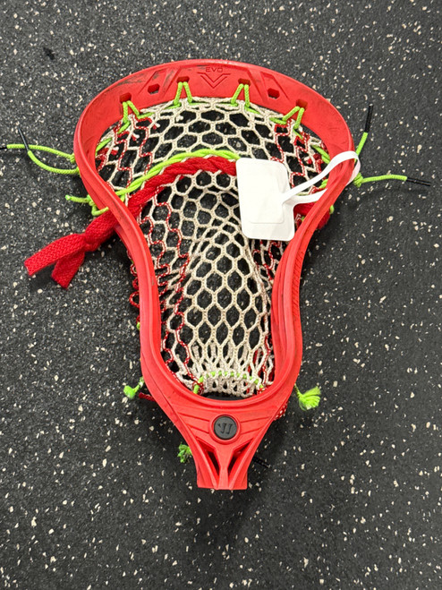 Vist Large View of Product Image Which is Used Warrior EVO V Mens Lacrosse Head Red