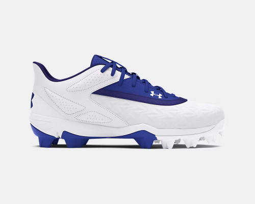 Vist Large View of Product Image Which is NEW Under Armour LEADOFF MID RM 3.0 Youth Baseball Cleats 10c