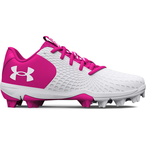 Vist Large View of Product Image Which is NEW Under Armour GIRLS' GLYDE 2.0 RM Youth Softball Cleats 3.5