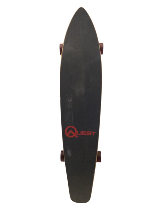 Vist Large View of Product Image Which is Used Quest CRUISER Complete Skateboard Black Long