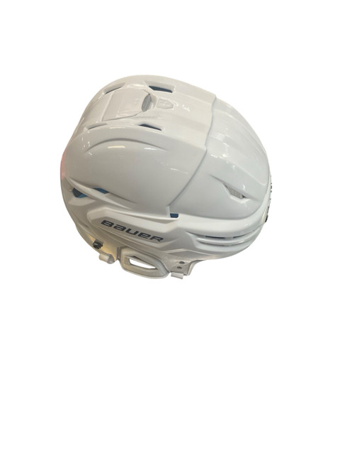 Vist Large View of Product Image Which is Used Bauer REACT 55 Hockey Helmet Only White SM