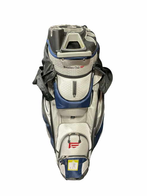Vist Large View of Product Image Which is Used Founders Club 14 HOLE SNAP IN BAG Mens Cart Bag Grey