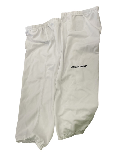 Vist Large View of Product Image Which is Used Bauer Hockey Sock White Senior