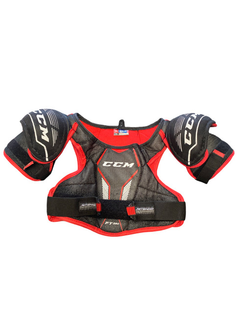 Vist Large View of Product Image Which is Used CCM FT 350 Youth Shoulder Pads LG