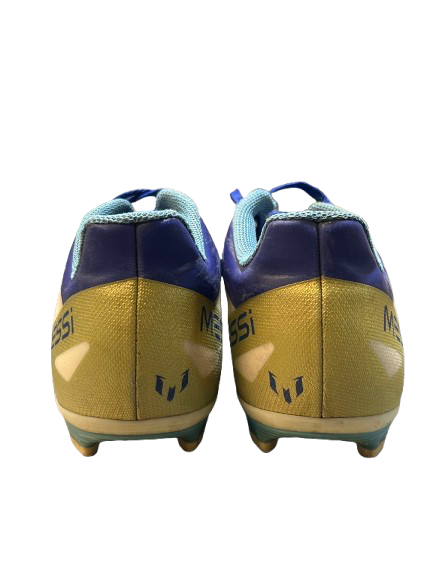 Vist Large View of Product Image Which is Used Adidas Soccer Cleats Navy Blue Senior 10.5
