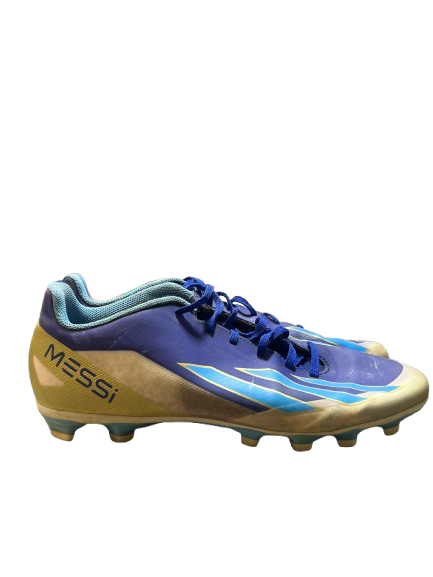 Vist Large View of Product Image Which is Used Adidas Soccer Cleats Navy Blue Senior 10.5