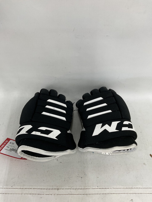 Vist Large View of Product Image Which is Used CCM TACK 4R 2 Junior Gloves Black 12"