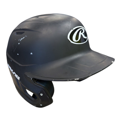 Vist Large View of Product Image Which is Used Rawlings IMPAX Batting Helmet No Mask Black SM