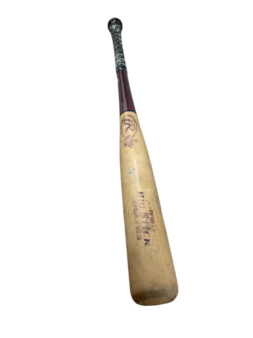 Vist Large View of Product Image Which is Used Rawlings R243MU BIG STICK MAPLE BB/SB Wood Bat 32"