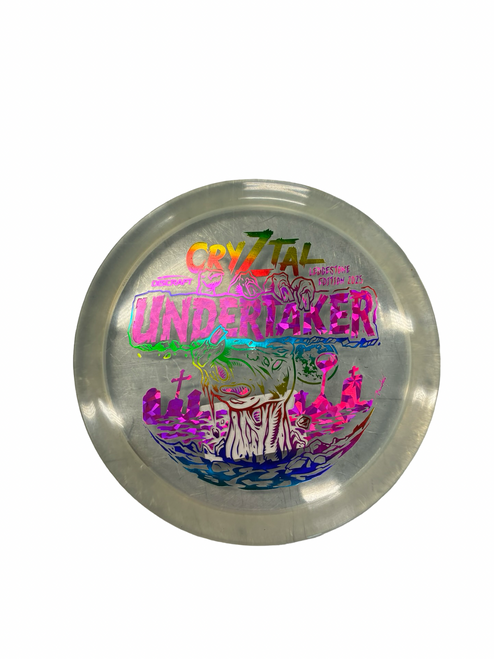 Vist Large View of Product Image Which is Used Discraft UNDERTAKER Disc Golf Driver Grey