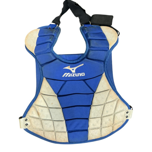 Vist Large View of Product Image Which is Used Mizuno MIZUNO DRYLITE WOMENS Catchers Chest Protector Royal Blue Intermed
