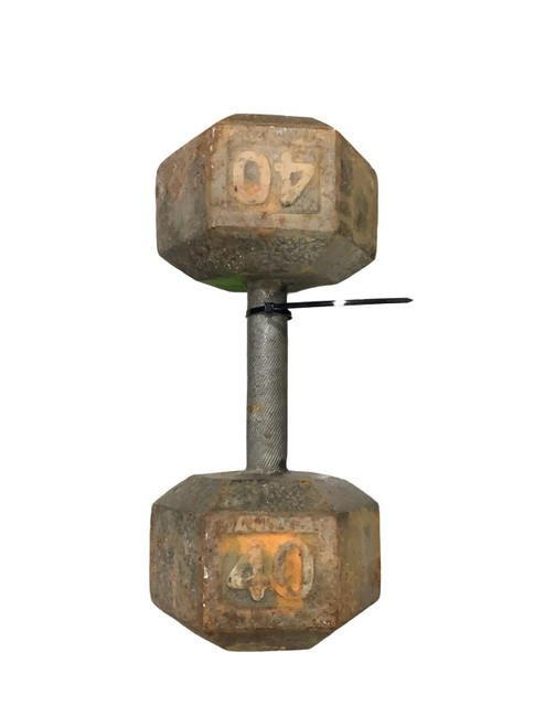 Vist Large View of Product Image Which is Used Hex Dumbbell (Each) 40 lb