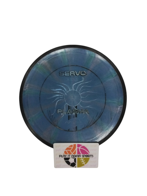 Vist Large View of Product Image Which is Used MVP SERVO Disc Golf Driver Royal Blue