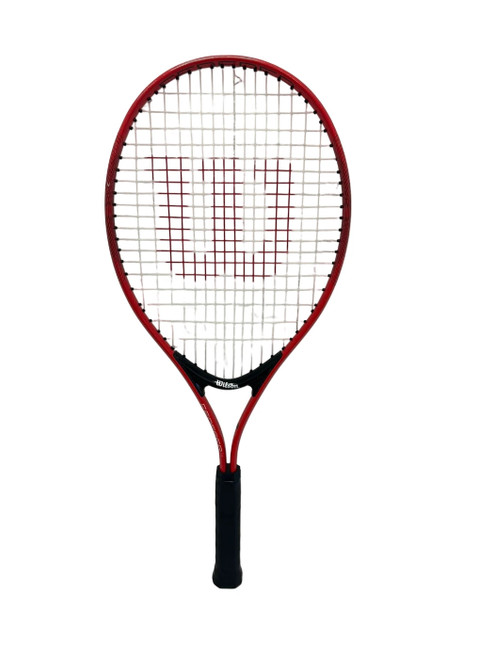 Vist Large View of Product Image Which is Used Wilson Federer 25" Junior Tennis Racquet Red