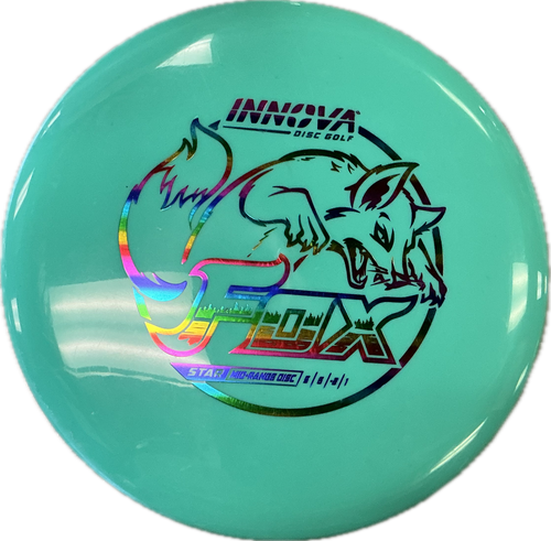 Vist Large View of Product Image Which is Used Innova FOX Disc Golf Mid Range Green