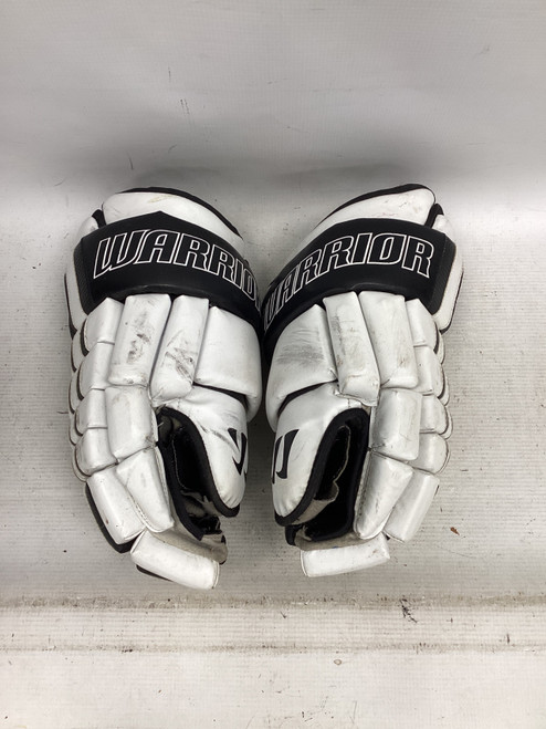 Vist Large View of Product Image Which is Used Warrior BONAFIDE Senior Gloves White And Black 15"