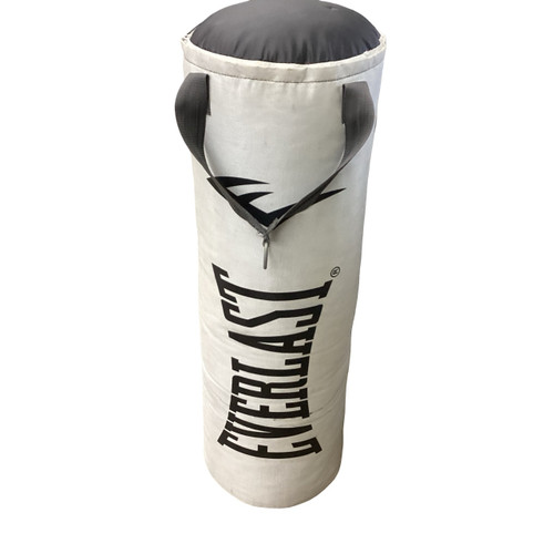 Vist Large View of Product Image Which is Used Everlast 80 LB HEAVY BAG Boxing Heavy Bag Silver 80 lb