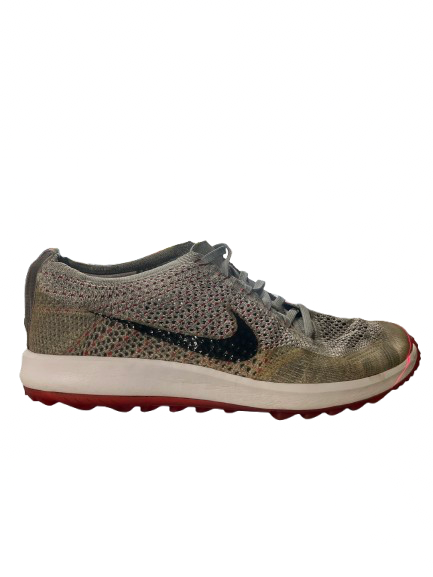 Vist Large View of Product Image Which is Used Nike Mens Golf Shoes White Senior 13