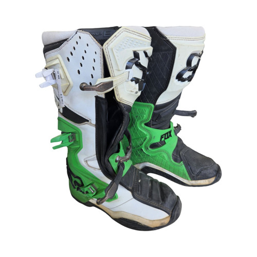 Vist Large View of Product Image Which is Used Fox COMP 8 BOOTS Mens Boots White Senior 9