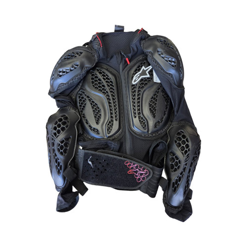 Vist Large View of Product Image Which is Used Alpine Stars BIONIC ACTION JACKET SIZE LG Mens Roost Protector Black