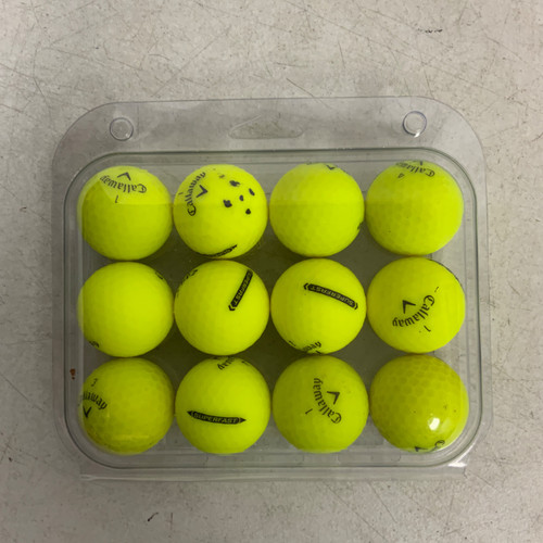 Vist Large View of Product Image Which is Used Callaway SUPER FAST YELLOW 12 Pack - Golf Balls