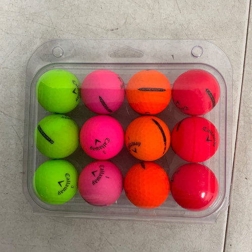 Vist Large View of Product Image Which is Used Callaway SUPERSOFT COLOR ASSORTED 12 Pack - Golf Balls