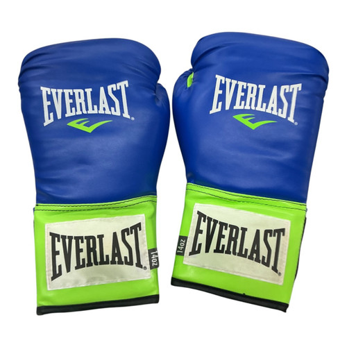 Vist Large View of Product Image Which is Used Everlast Boxing Gloves Royal Blue MD