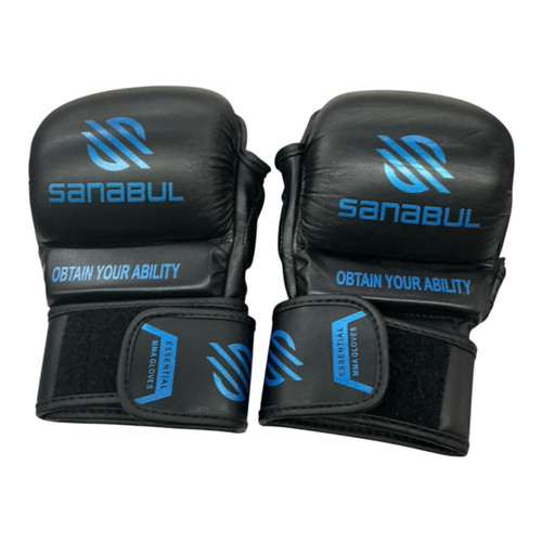Vist Large View of Product Image Which is Used Sanabul MMA Gloves Black MD