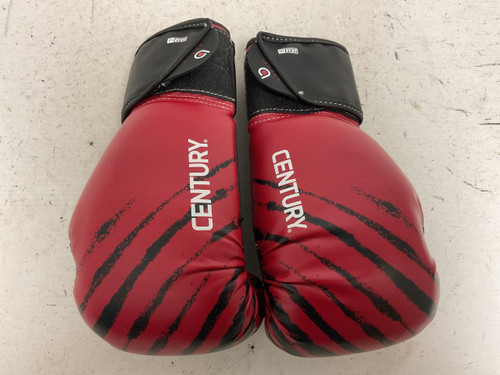 Vist Large View of Product Image Which is Used Century BRAVE Boxing Gloves Black And Red Youth