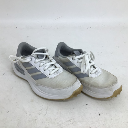 Vist Large View of Product Image Which is Used Adidas S2G SPIKELESS 24 JR 2.0 GOLF SHOES Jr Golf Shoes White Junior 02
