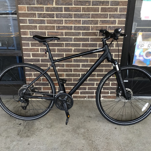 Vist Large View of Product Image Which is Used Cannondale 2022 QUICK CX 4 LARGE MENS HYBRID Hybrid/City Bike Mens Black 56-58cm - LG Frame